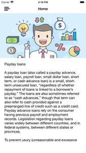 Payday Paycheck Advance Guide screenshot 1