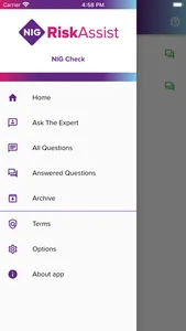 NIG Risk Assist Ask The Expert screenshot 1