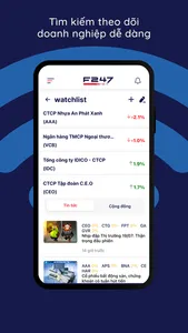 F247: Tài chính Chứng khoán screenshot 2