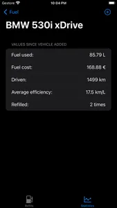 Fuel: Simple Fuel Tracker screenshot 2