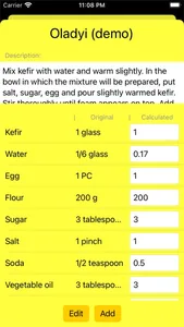 FlexRecipes screenshot 1