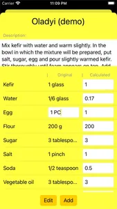 FlexRecipes screenshot 2