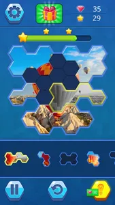 Hexa Jigsaw puzzle screenshot 1