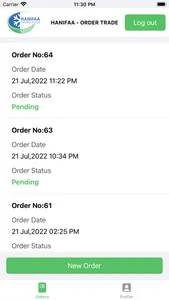 Hanifaa Order Trade screenshot 1