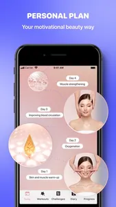 Face Yoga Exercise & Skincare screenshot 1