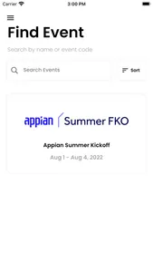 Appian Events screenshot 1