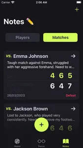 Tennis Notes - Sports Diary screenshot 2