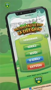 Razvrstaj uz RAD za cist grad screenshot 0