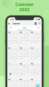 Calender 2022 screenshot 0