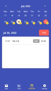 Body Weight Notepad screenshot 3