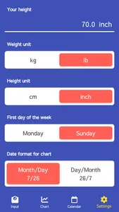 Body Weight Notepad screenshot 4