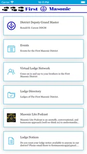 1st Masonic District screenshot 0