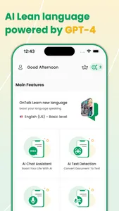 AI Learn Fluent Talks | OnMind screenshot 0