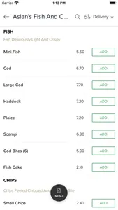 Aslans Fish And Chips screenshot 1