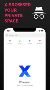 X Browser - Private Browser screenshot 0