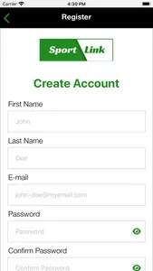 SportLink screenshot 1