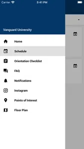 Vanguard University Events screenshot 1