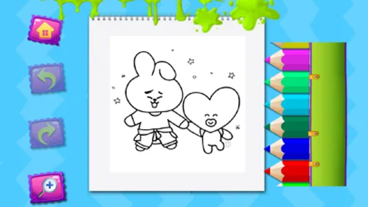 Coloring Bt21 for bts screenshot 0