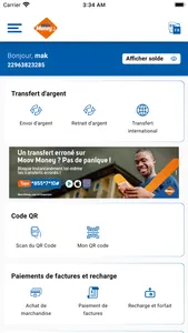 Moov Money Benin screenshot 2