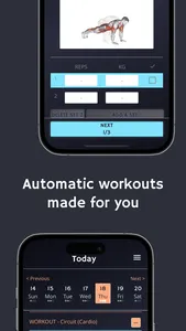 Fooge: Auto meals & workouts screenshot 3