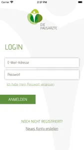 die Hausärzte – Patienten-App screenshot 1