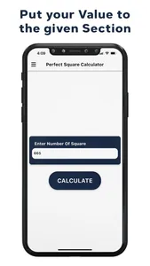 Perfect Square Calculator screenshot 1