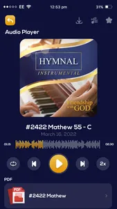 Friendship with God Hymnal screenshot 2