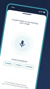 CoughTracker screenshot 1