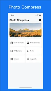 Photo Compress - Resize Pics screenshot 0