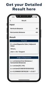 Angle of Depression Calculator screenshot 2