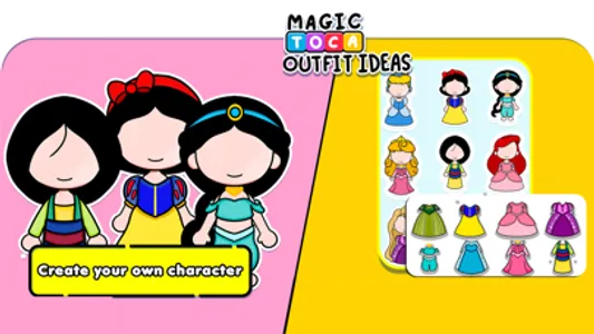 Outfits Ideas :Magic toca screenshot 1