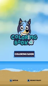 Coloring Bluey by number screenshot 4