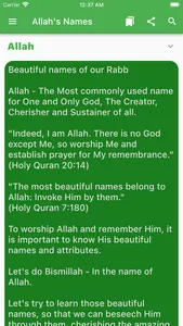 Allah's 99 Names & Explanation screenshot 3