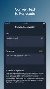 Punycode Converter screenshot 0