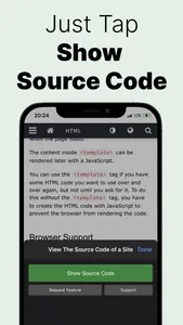 View The Source Code of a Site screenshot 1