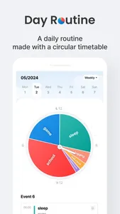 DayRoutine - Pie Timetable screenshot 0