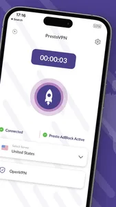 Super Fast Private Presto VPN screenshot 1