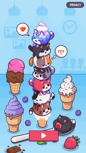 Ice Cream Cat – Color Sort screenshot 0