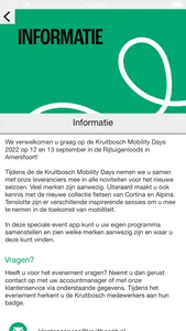 Kruitbosch Mobility Days 2022 screenshot 1