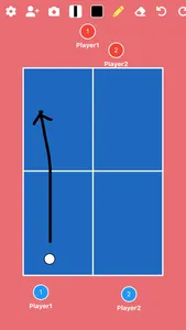 Ping-Pong Tactic Board screenshot 1