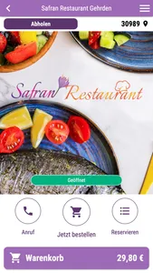 Safran Restaurant Gehrden screenshot 0