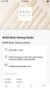 BARE Body Waxing Studio screenshot 0