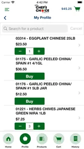 Chef's Choice Checkout screenshot 1