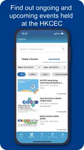 HKCEC Mobile App screenshot 1