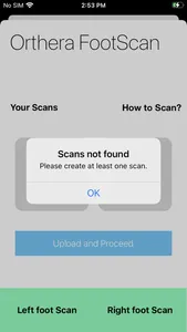 Orthera FootScan screenshot 1