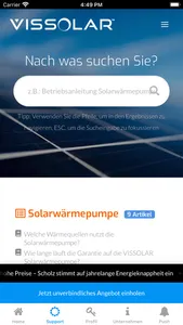 VISSOLAR screenshot 1