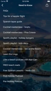 On the Beach Planner screenshot 2