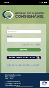 SISGCS - Gestão Consignações screenshot 1