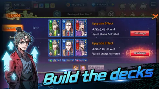 Idle three Kingdoms : Card RPG screenshot 1