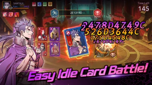 Idle three Kingdoms : Card RPG screenshot 2